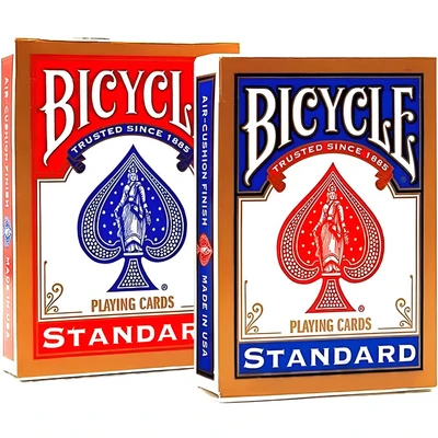 Карты игральные Bicycle Standard комплект из двух колод, красные и синие 1590683602