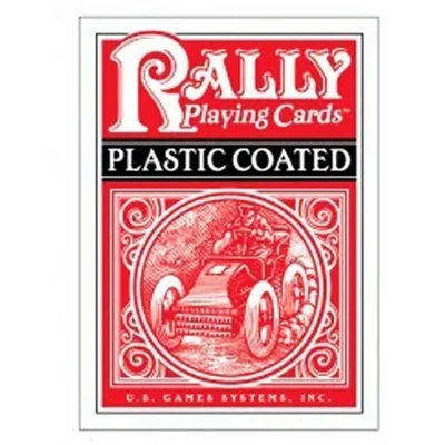 Карты "Plastic - Coated Rally Playing Cards red 1920646688