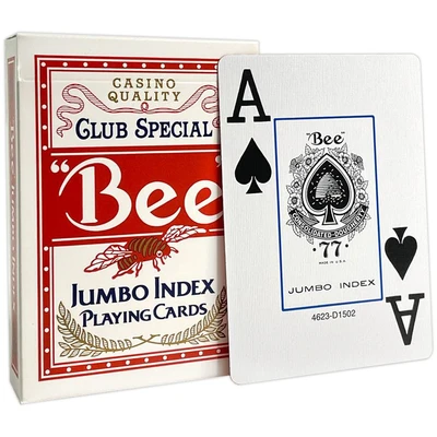 Карты "BEE JUMBO INDEX RED" 1985764679
