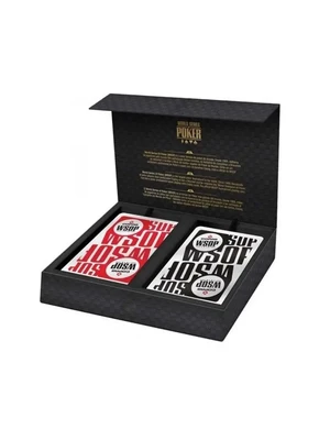Комплект карт "Copag WSOP Poker Jumbo Index Double deck Red / Black" 1616624293