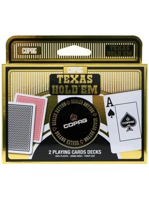 Карты "Copag Texas Holdem Double Metal" 315983010
