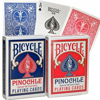 Карты "Bicycle Pinochle Red/Blue" 1873999806