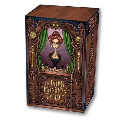 Карты Таро The Dark Mansion Tarot deck Large Version 14 cm, Taroteca / Темный Особняк, 14 см, золото 1326270628