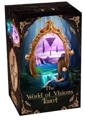 Карты Таро The World of Visions Tarot 12cm, Taroteca / Мир Видений 12 см золотой срез 486830110