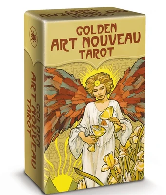 Карты Таро "Golden art Nouveau Tarot mini (New Edition - Gold Printing ink)" Lo Scarabeo / Мини Карт 1098314318