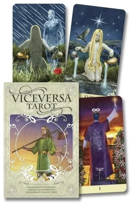 Карты Таро "Filadoro/Corsi/Wheaterstone Vice Versa Tarot Kit" Lo Scarabeo / Двусторонняя Колода + Кн 1647488453