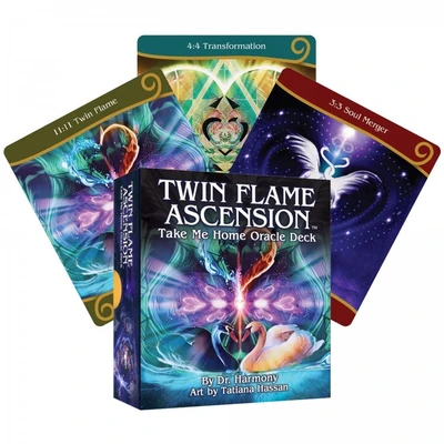 Карты Таро "Twin Flame Ascension take me Home Oracle deck" US Games / Вознесение Близнецового Пламен 44175104