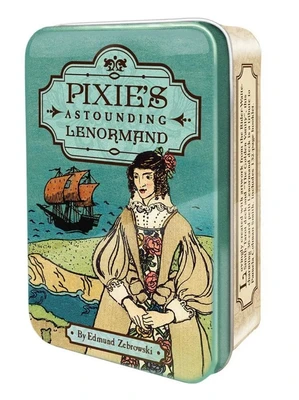 Карты Таро "Pixies Astounding Mlle Lenormand in a Tin" US Games / Мини карты Таро Оракул Ленорман Пи 1410229903