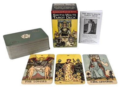 Карты Таро "Smith-Waite Tarot Deck Borderless Miniature Edition" US Games / Миниатюрное издание коло 1713938629