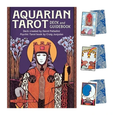 Карты Таро "Aquarian Tarot Deck & Guidebook" US Games / Колода Таро для Водолея и Путеводитель 951503393