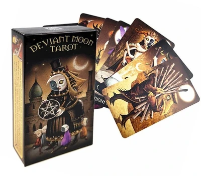 Карты Таро "Deviant Moon Tarot Borderless Edition" Reprint / Таро Безумной Луны TAROMANIA 2124440913