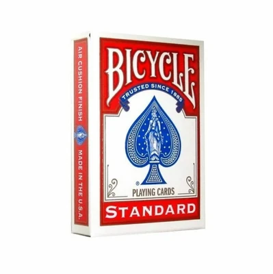 Карты "Bicycle Double Back Red" / двойная рубашка красная 1634880604