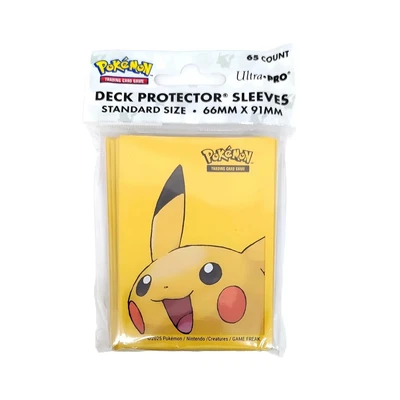 Ultra PRO Pok_mon Pikachu 65ct Deck Protector Sleeves for Pok_mon 639545943