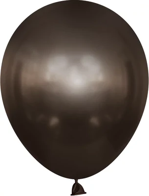 Шар (5''/13 см), Черное золото, хром, 50 шт., 905023 1145281257