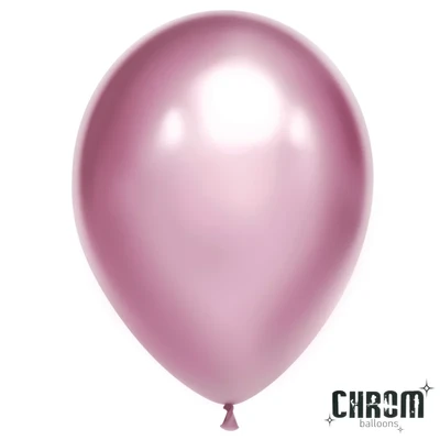 Шар (5''/13 см), Сиреневый, хром, 50 шт., 605130 1441848357