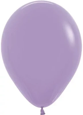 Шар (5''/13 см), Сиреневый (050), пастель, 100 шт., 200774 1531162121