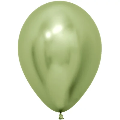 Шар (5''/13 см), Reflex, Зеркальный блеск, Лайм (931), хром, 50 шт., 169910 2065576590