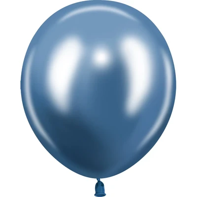 Шар (10''/25 см), Синий, хром, 50 шт., 512-10K4 411522694