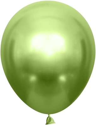 Шар (10''/25 см), Лайм, хром, 50 шт., 910109 1784574064