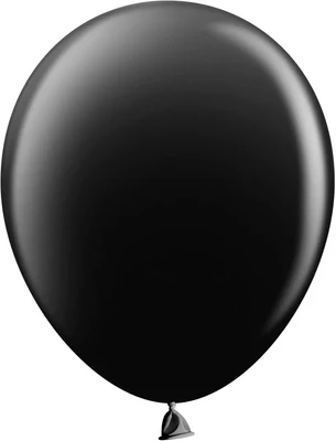 Шар (10''/25 см), Черный, пастель, 100 шт., 910012 1543255944