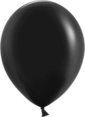 Шар (10''/25 см), Черный, пастель, 100 шт., 610118 1311390013
