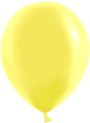 Шар (10''/25 см), Желтый, пастель, 100 шт., 610106 1892558026