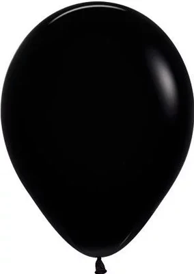 Шар (10''/25 см), Черный (080), пастель, 100 шт., 281476 481432843