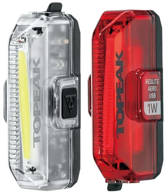 Комплект фонарей Topeak Aero USB 1W Combo 1653742506