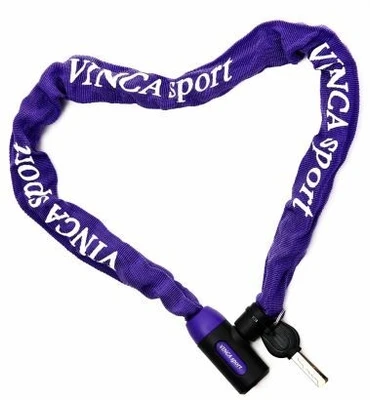Замок для велосипеда цепной с ключом Vinca Sport 101.759 (6 x1000 mm) 4185490