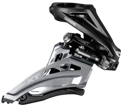 Переключатель передний Shimano XT, M8020-H, для 2x11, верхн. хомут, side-swing, верхн. тяг 383165546