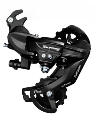Переключатель задний Shimano Tourney, TY300, 6/7 скоростей, крепление на ось, без упаковки 42245886
