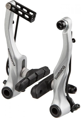 Тормоз v-brake Shimano Alivio, T4000, пер, колодки S65T, сереб 1380645003