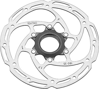 Тормозной диск Tektro TR180-35 с алюминиевым пауком под Center Lock, 180mm 1449030042