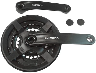 Система шатунов Shimano TY301, 170мм, Кв, 42/34/24, с защитой, без упаковки 736631426