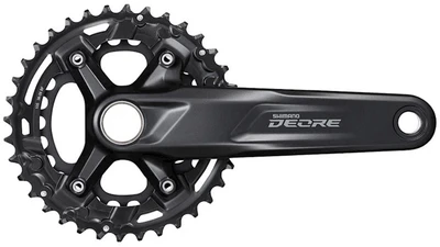 Система шатунов Shimano Deore, M4100-2 для 2x10 скоростей, 175 мм, ин.вал, 36-26T без каретки для CL:48,8 мм 1612195188
