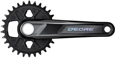 Система Shimano Deore M6100-1, 1x12 скоростей, 175 мм., интегрированный вал, 32T, без каретки, без упаковки. 1937935412