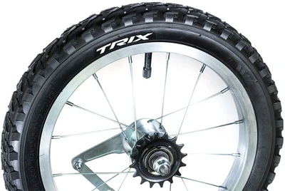 Колесо заднее в сборе Trix 14", алюминевый обод, тормозная втулка 1676218455