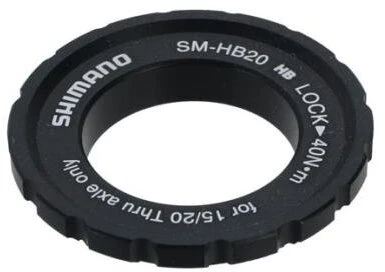 Стопорное кольцо для передней втулки Shimano, Centre Lock, с осью 15 мм. 1362771623