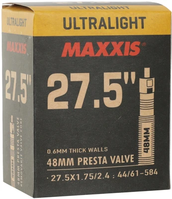 Камера Maxxis Ultralight 27.5x1.75/2.40, F/V, 48 мм. 2059307635