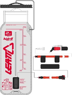 Гидропак Leatt Flat Cleantech Bladder Pack, 2 л. 1268701788