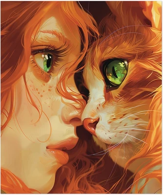 Тетрадь общая "Anime cats", 48 л., скрепка 15932844