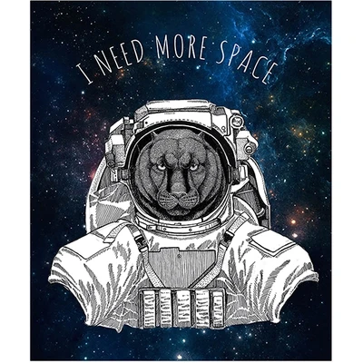 Тетрадь общая 48 листов на скрепке "I need more space" 89100722