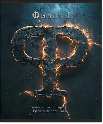Тетрадь предметная 48 л., HARDCORE ФИЗИКА, клетка 1321943033