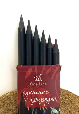 Карандаши чернографитные HB с ароматом розы Fine Line Graphite 6 штук 1827218115