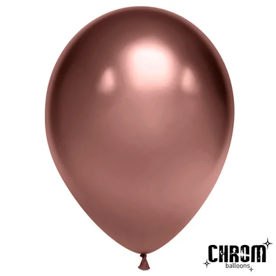 Шар (12''/30 см), Трюфель, хром, 50 шт., 611116 530104739