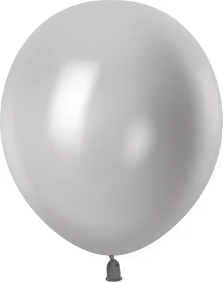 Шар (12''/30 см), Серебро, металлик, 100 шт., 512-12M36 1504449003