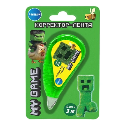 78297 Корректор-лента "My game" 5 мм х 3 м на блистере 296882974
