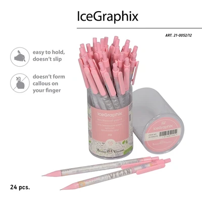 21-0052/12 КАРАНДАШ МЕХАНИЧЕСКИЙ "IceGraphix. Vegan" 0,5 ММ 227795555