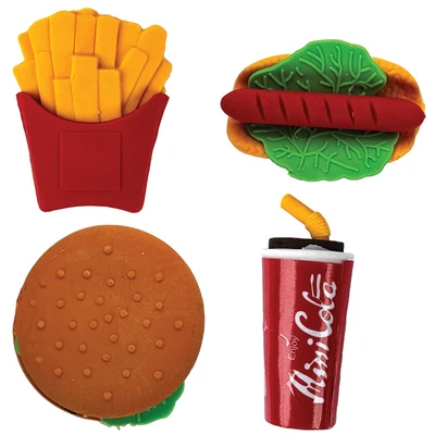 81036 Ластик (синтетический каучук) "Fastfood" 41*20*20&35*35*12 мм в дисплее 339507121