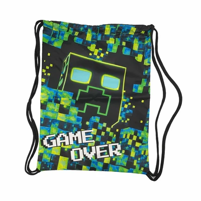 73872 Мешок для обуви Game over, 1 отделение, 370*470 мм+ петля для подвеса, полиэстер 210 ден 1751619977